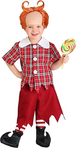 Miniatura 2 de Disfraz de Munchkin rojo para niños pequeños