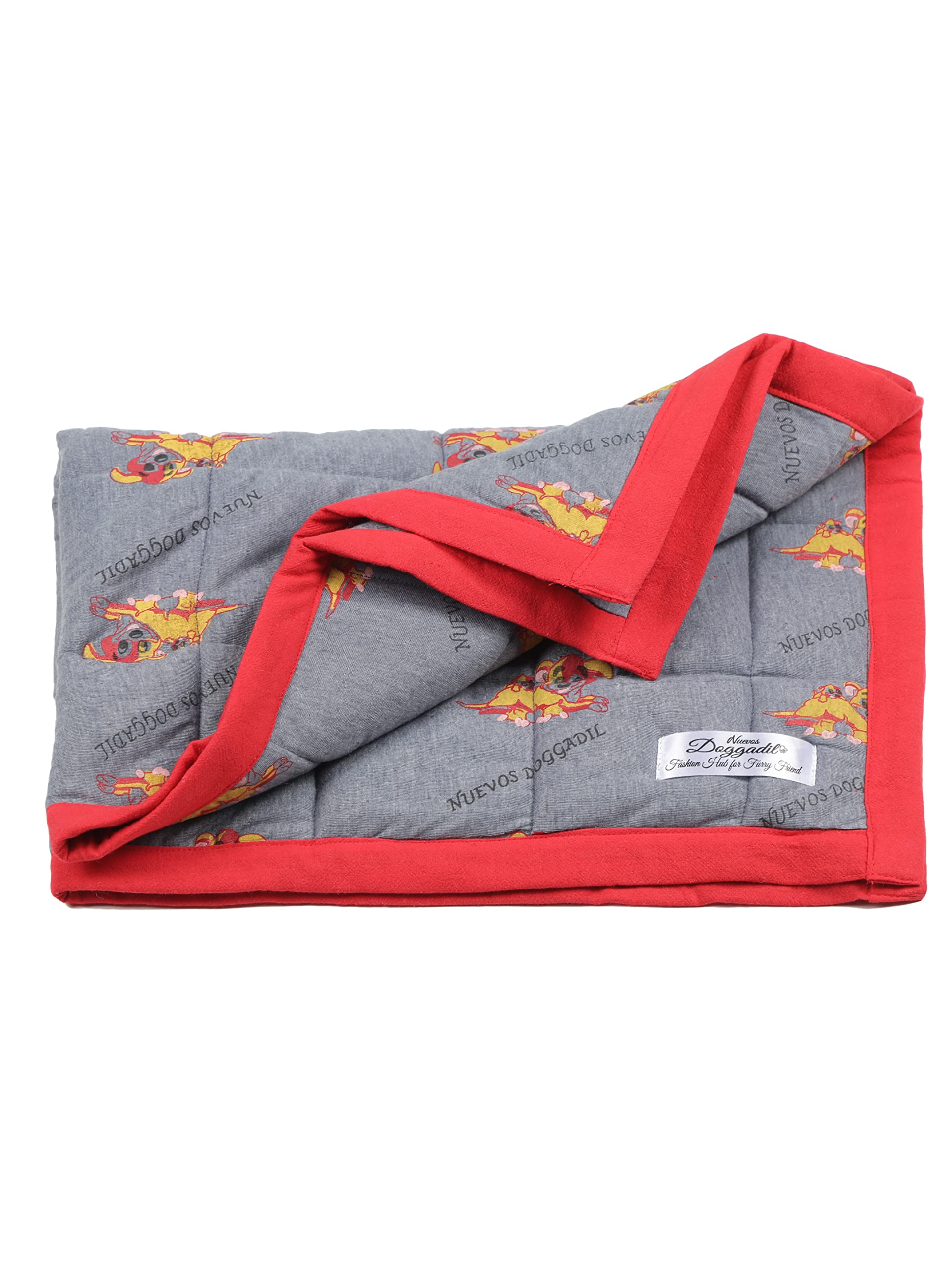 NUEVOS DOGGADIL Printed Pet Blanket | Quilted Mild Winter Soft and Warm Dog Blanket | Three Layered Cotton Dog/Cat Blanket (20x 30 inches)_ Green (B09PGFJCF1) Amazon Price History, Amazon Price Tracker