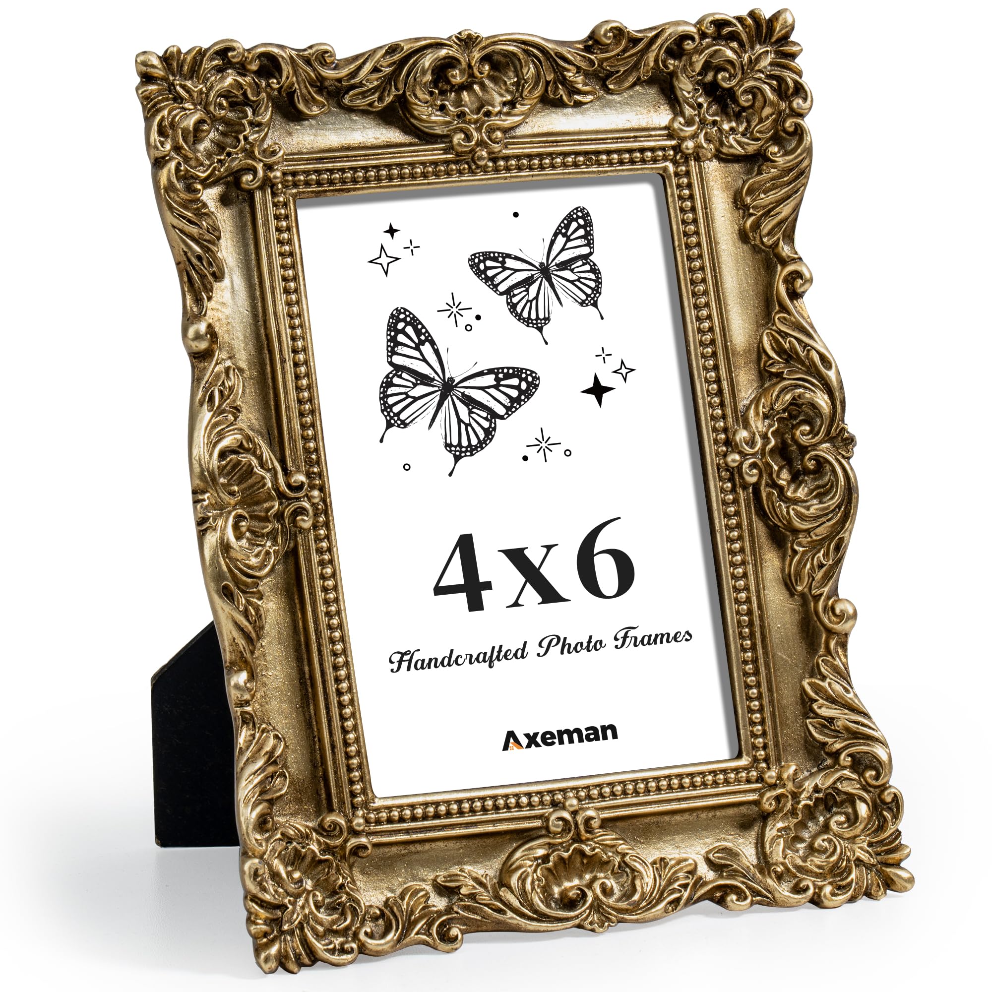 Rimama♡  Amazon.com - Axeman 4x6 Picture Frame, Vintage Textured Hand