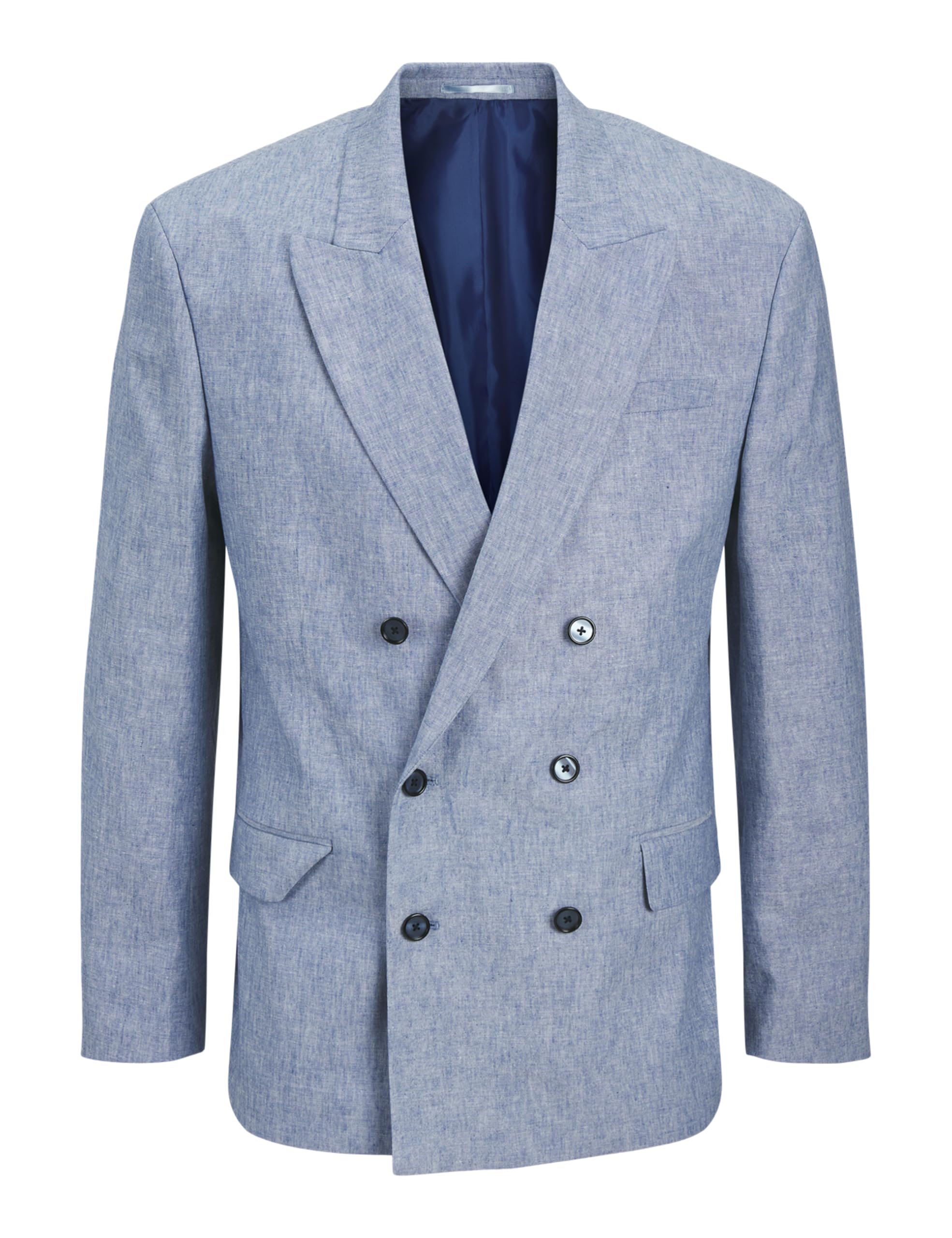 JACK & JONES Jprriviera Linen Db Relaxed Fit Blazer Uomo
