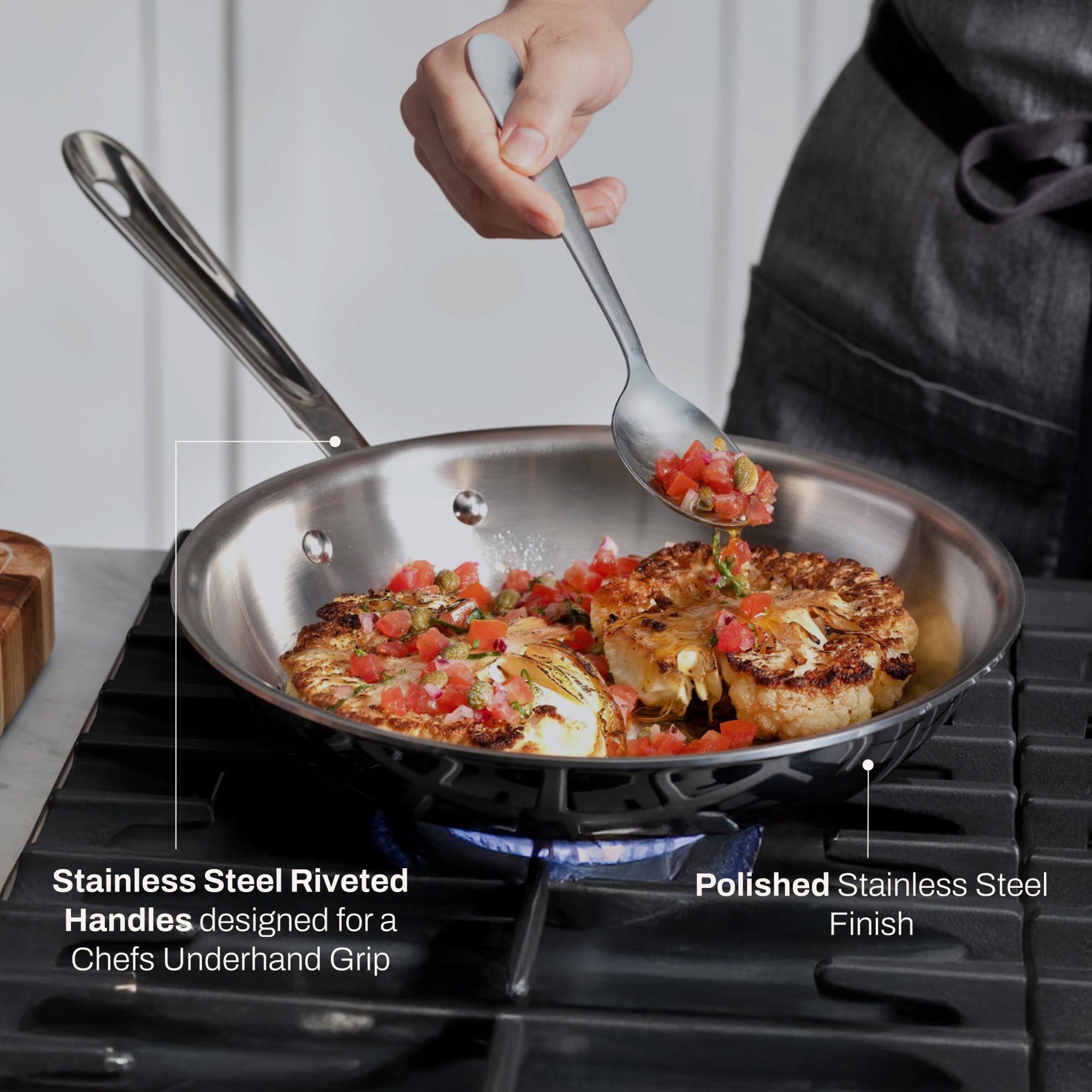 Amazon.com: All-Clad D3® Stainless Steel 8 and 10 inch Frying Pans