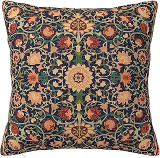 William Morris Vintage Floral 18x18 inches Throw Pillow Covers Cushion Covers for Couch Home Bed Living Room Decorative Pillow Cases