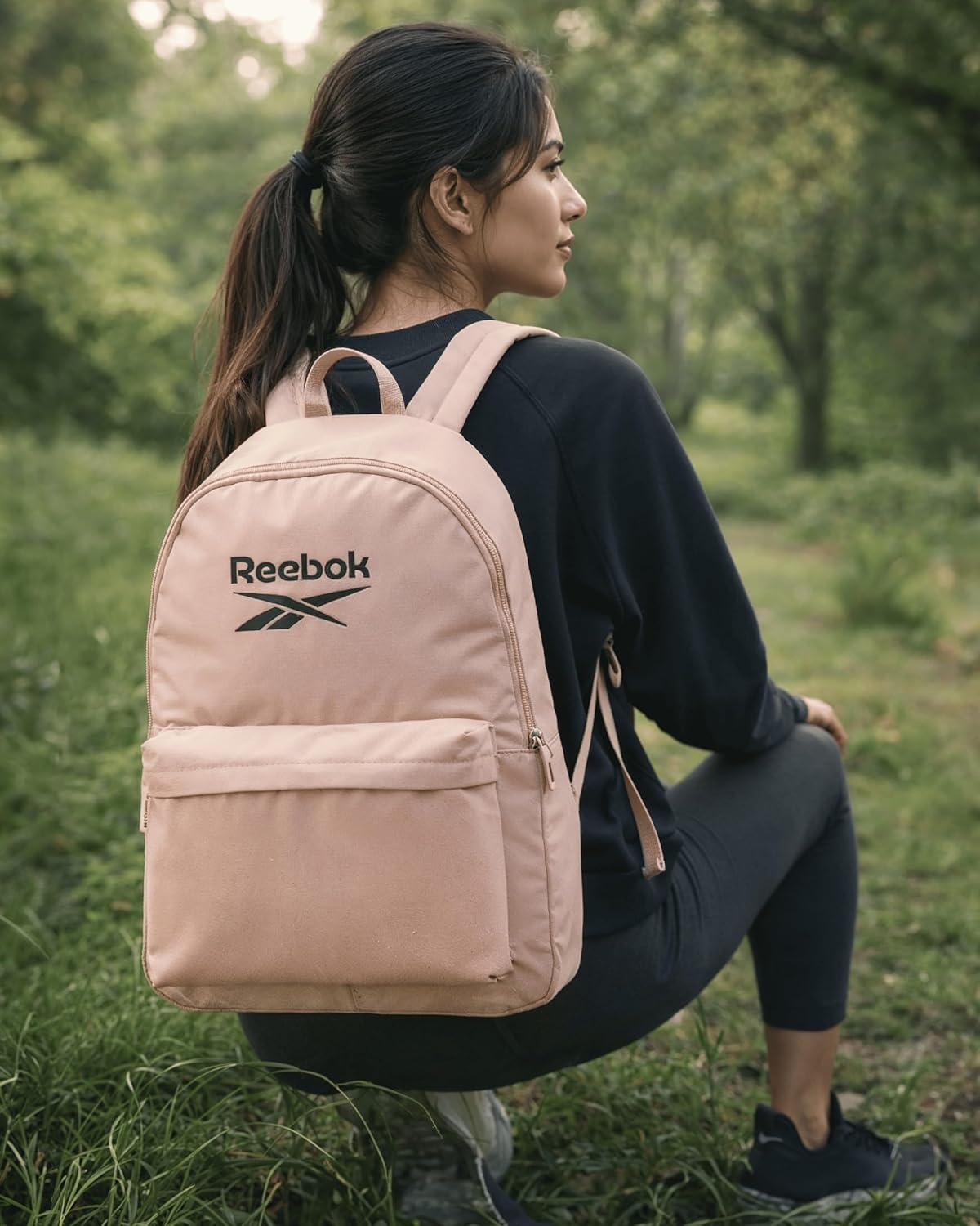 Reebok Element Backpack - Multipurpose Lightweight Carry On Everyday Bag for School Gym and Travel Backpack for Men & Women, Element Khaki - Image 2