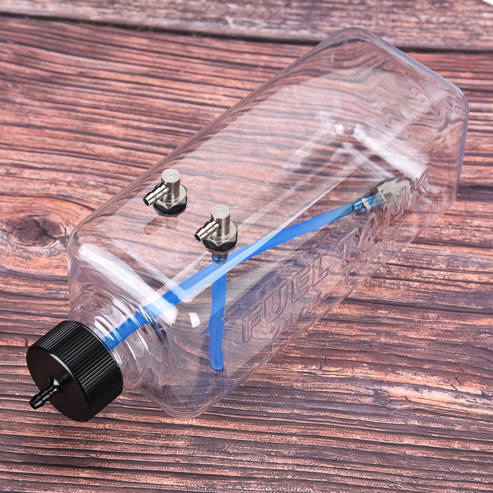 Serbatoio carburante RC in plastica trasparente con buona tenuta, serbatoio carburante in plastica trasparente ad alta resistenza (700 ml (per aerei 50-70cc))
