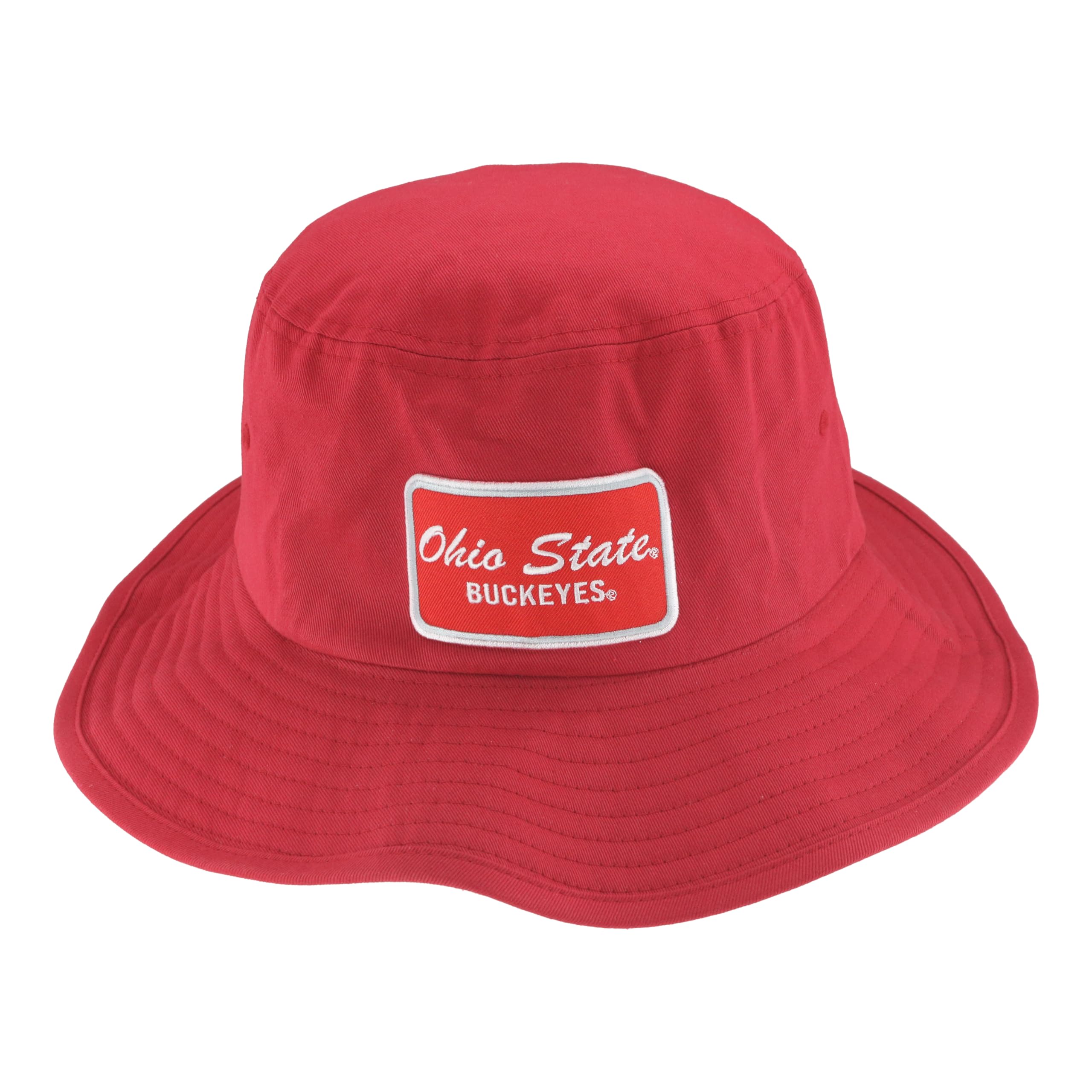 ZHATS Standard NCAA Officially Licensed Bucket Hat Patch Team Color Brick, Large-X-Large