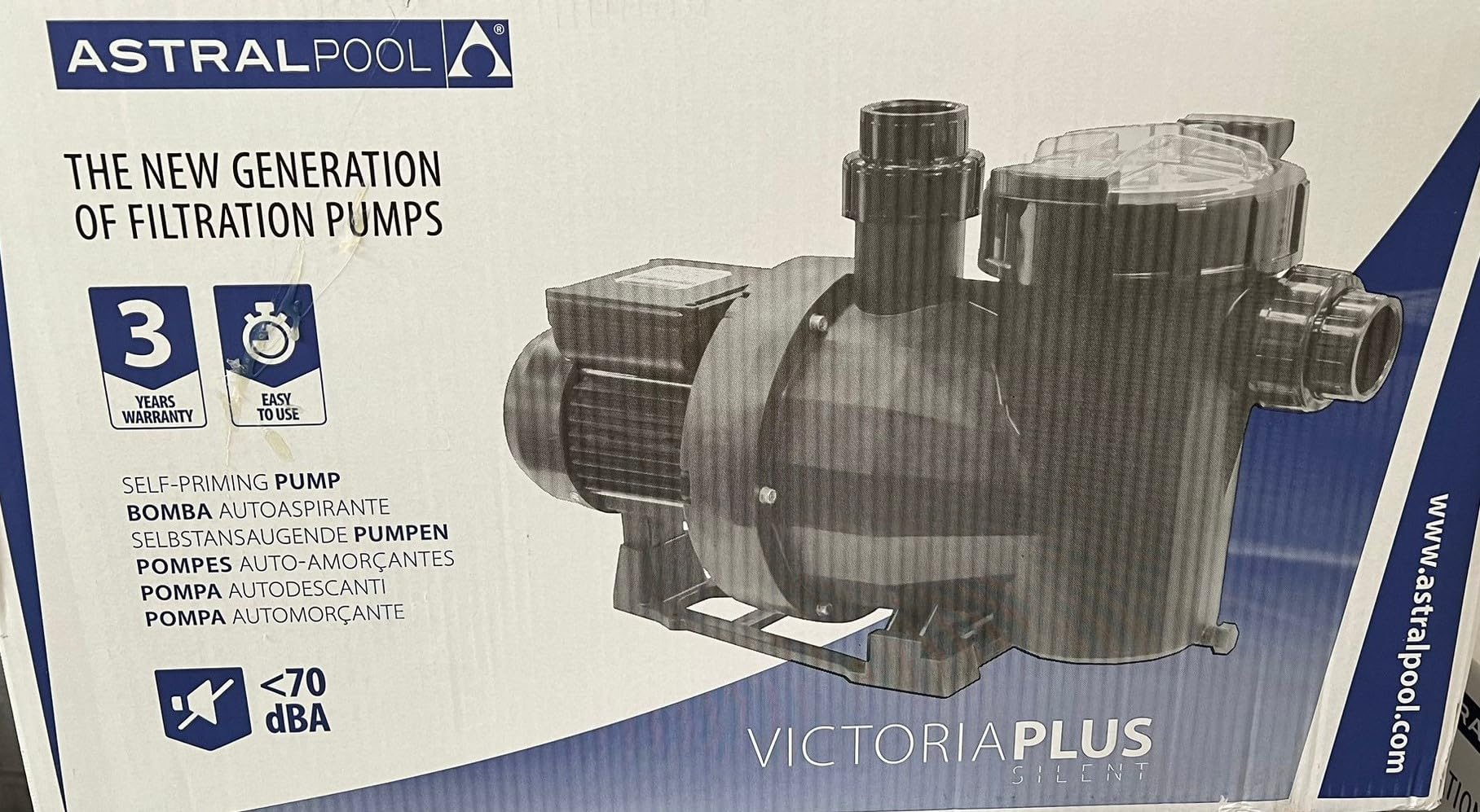 ASTRAL - Elettropompa Pompa Piscina Victoria Plus Di Astral Pool 3 Hp - 220 V