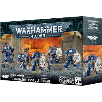 Gameworkshop Warhammer 40,000 - Space Marines: Terminator Assault Squad (2025)