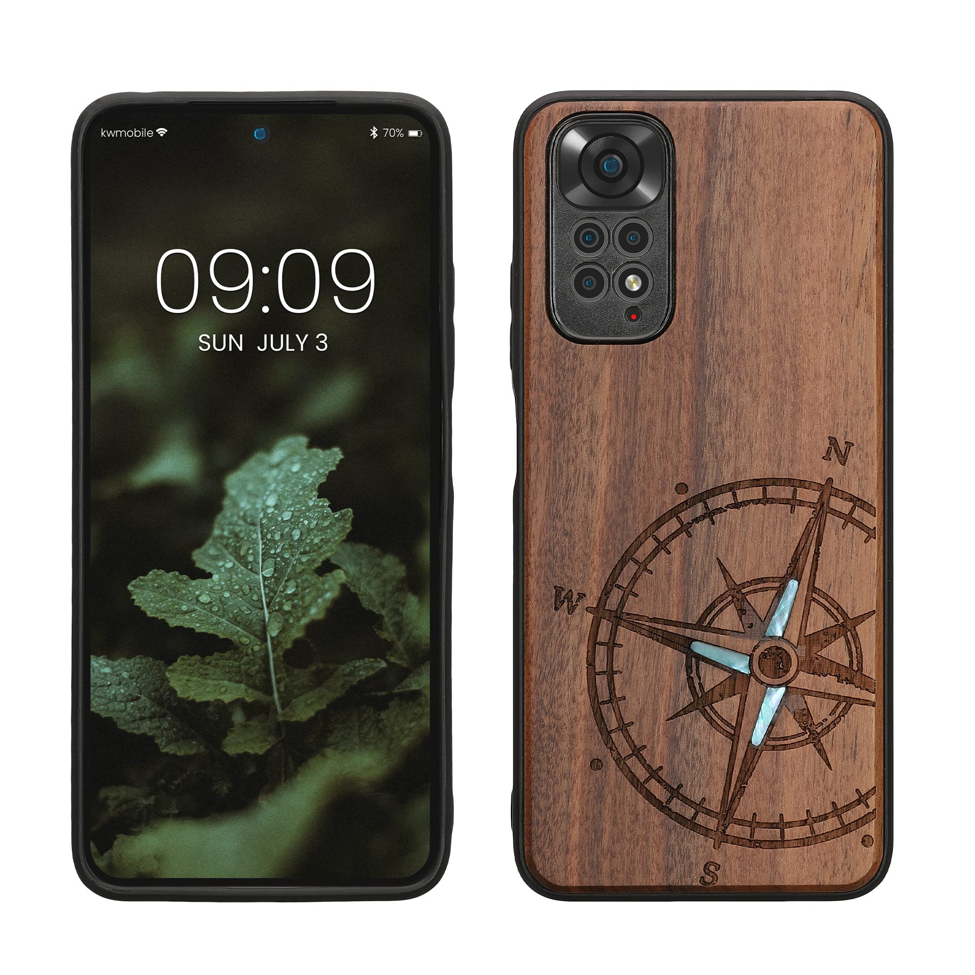 kwmobile Custodia Compatibile con Xiaomi Redmi Note 11 Pro/Note 11 Pro (5G) / Note 12 Pro (4G) Cover - Back Case in Legno con Bumper in Silicone TPU - Sole indiano marrone scuro kwmobile Custodia Compatibile con Xiaomi Redmi Note 11 Pro/Note 11 Pro (5G) / Note 12 Pro (4G) Cover - Back Case in Legno con Bumper in Silicone TPU - Sole indiano marrone scuro