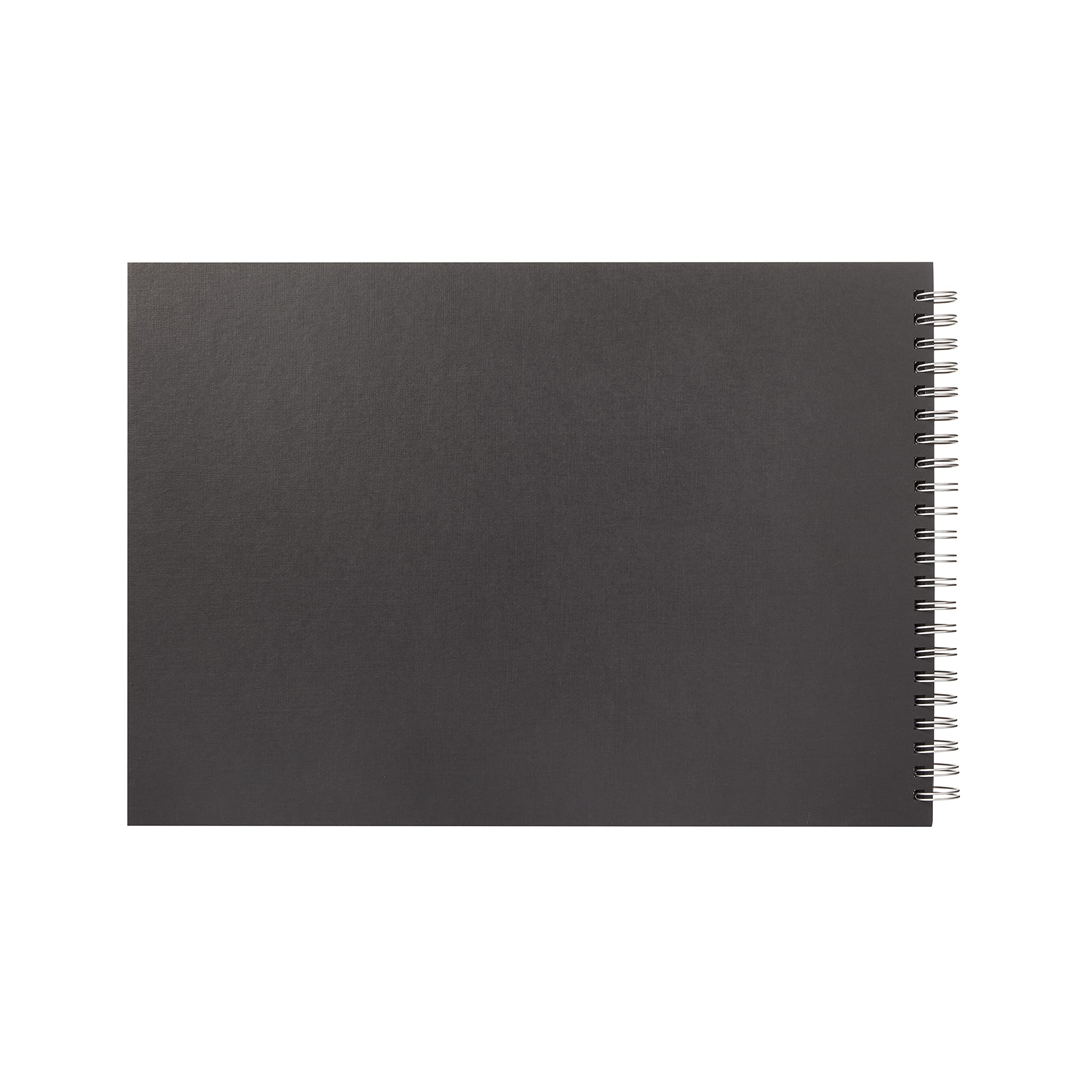 Daler-Rowney Ebony lekko teksturowany, 160 g/m², A3, szkicownik w twardej oprawie, spirala, 40 czarnych arkuszy, idealny dla profesjonalnych artystów