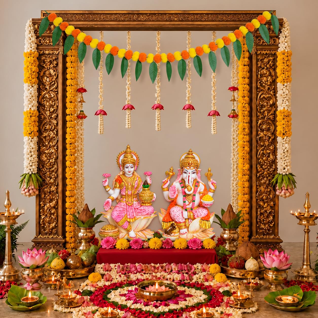 Mango Leaf Toran - Diwali & Navratri Door Decor -6