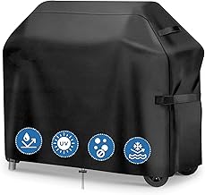BBQ Cover, Barbecue Covers 420D Oxford Fabric, 147x61x122cm Outdoor bbq Cover Waterproof, UV & Tear Resistant, Windproof Gas bbq Covers for Weber, Brinkmann, Char Broil
