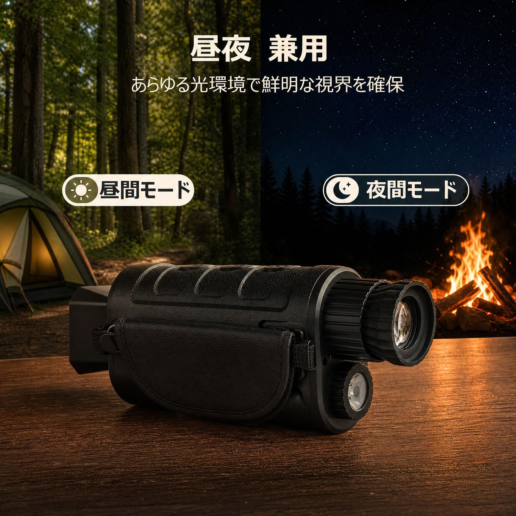 1080P HD 単眼暗視装置赤外線 5x デジタル 128gメモリカード付属 Amazon | 暗視鏡 単眼鏡型 1080P画質 1.54インチTFT屏幕 16X