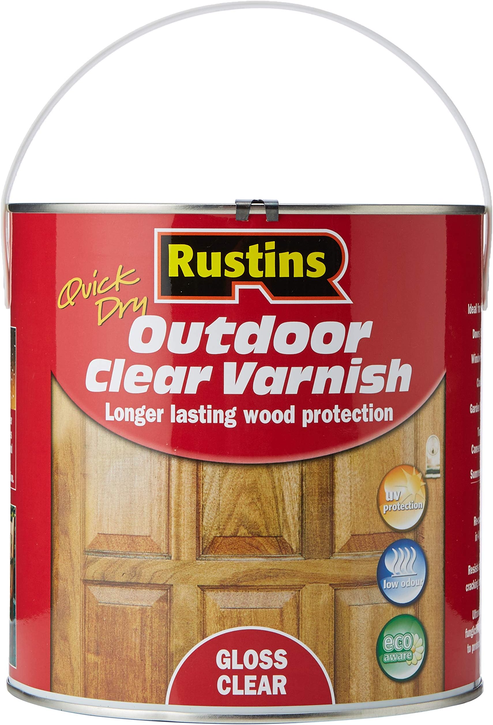 RustinsEAVG2500 2.5L Outdoor Varnish Gloss - Clear