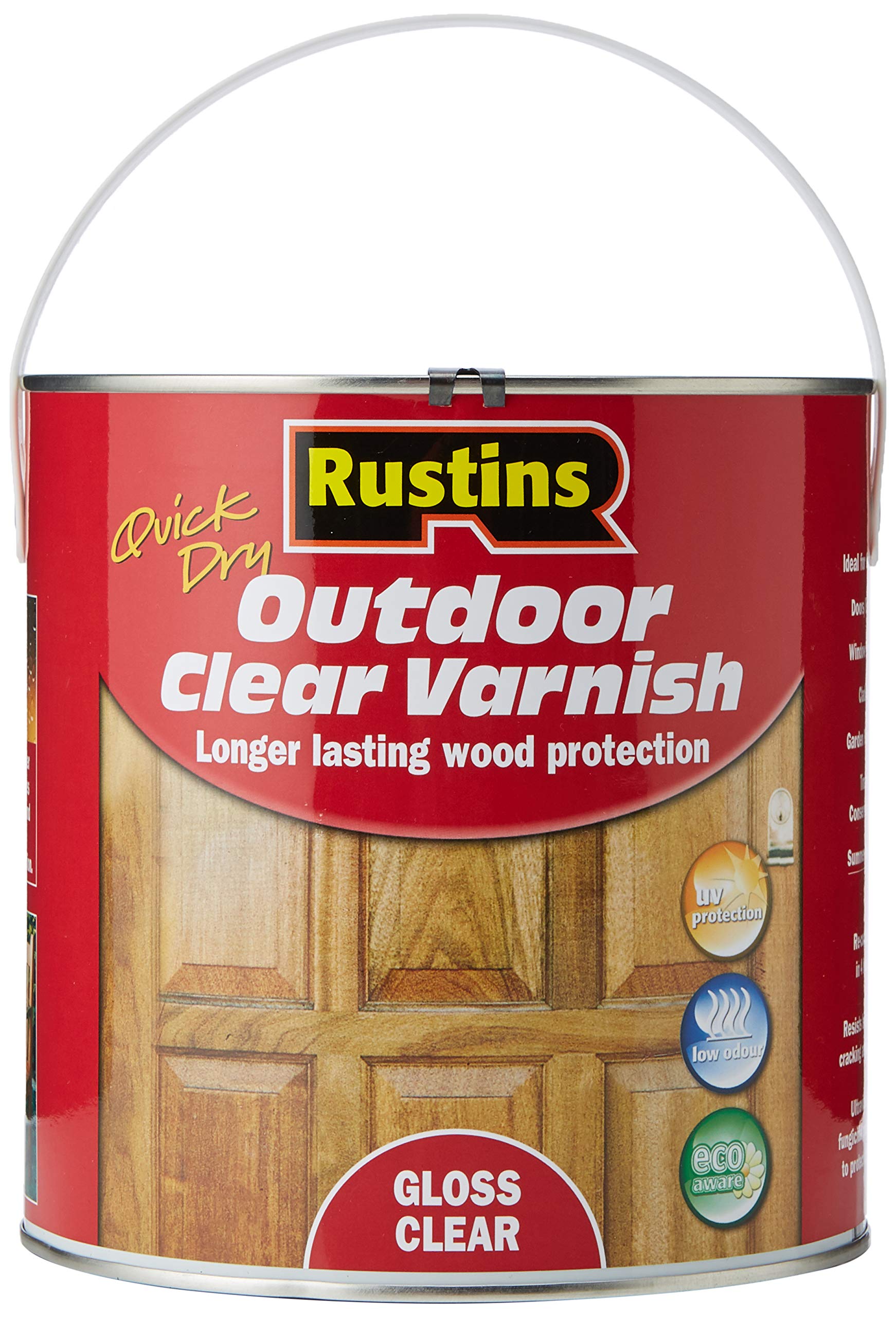 RustinsEAVG2500 2.5L Outdoor Varnish Gloss - Clear