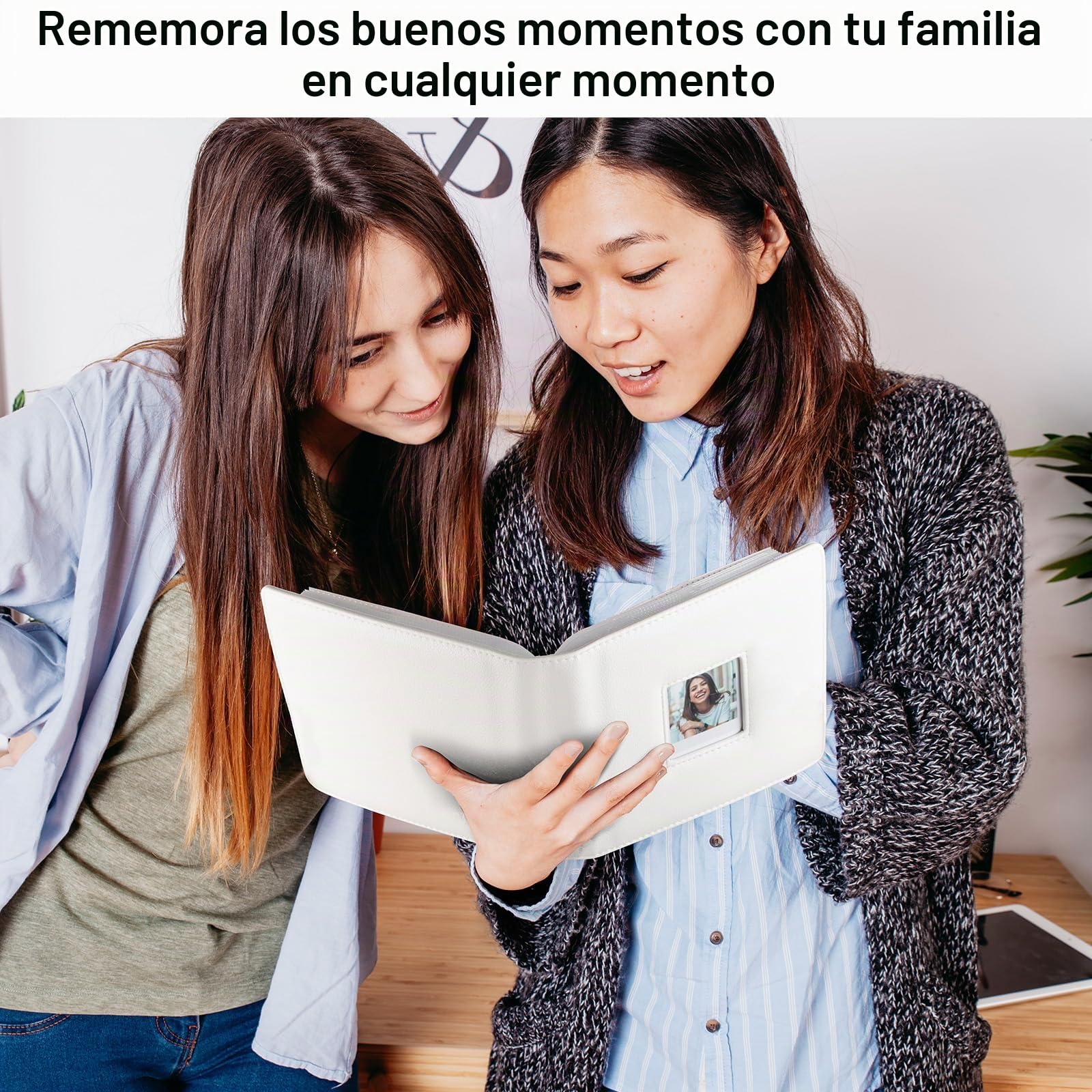 MUZIRI KINOKOO Álbum de fotos de 288 bolsillos para cámara instantánea Polaroid GO, álbum de gran capacidad de piel sintética para cámara Polaroid GO, álbum de fotos de recuerdo de 2.62 x 2.12