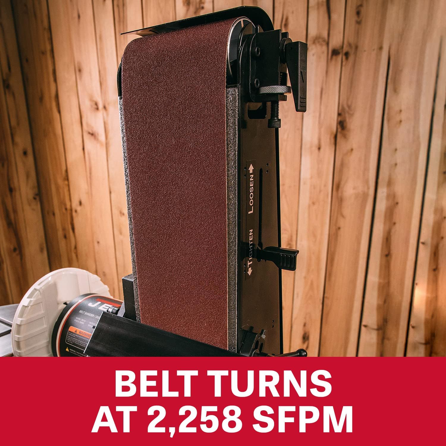 JET 6" x 48" Belt & 9" Disc Sander, Closed Stand, 3/4 HP, 115V 1Ph (JSG-96CS)
