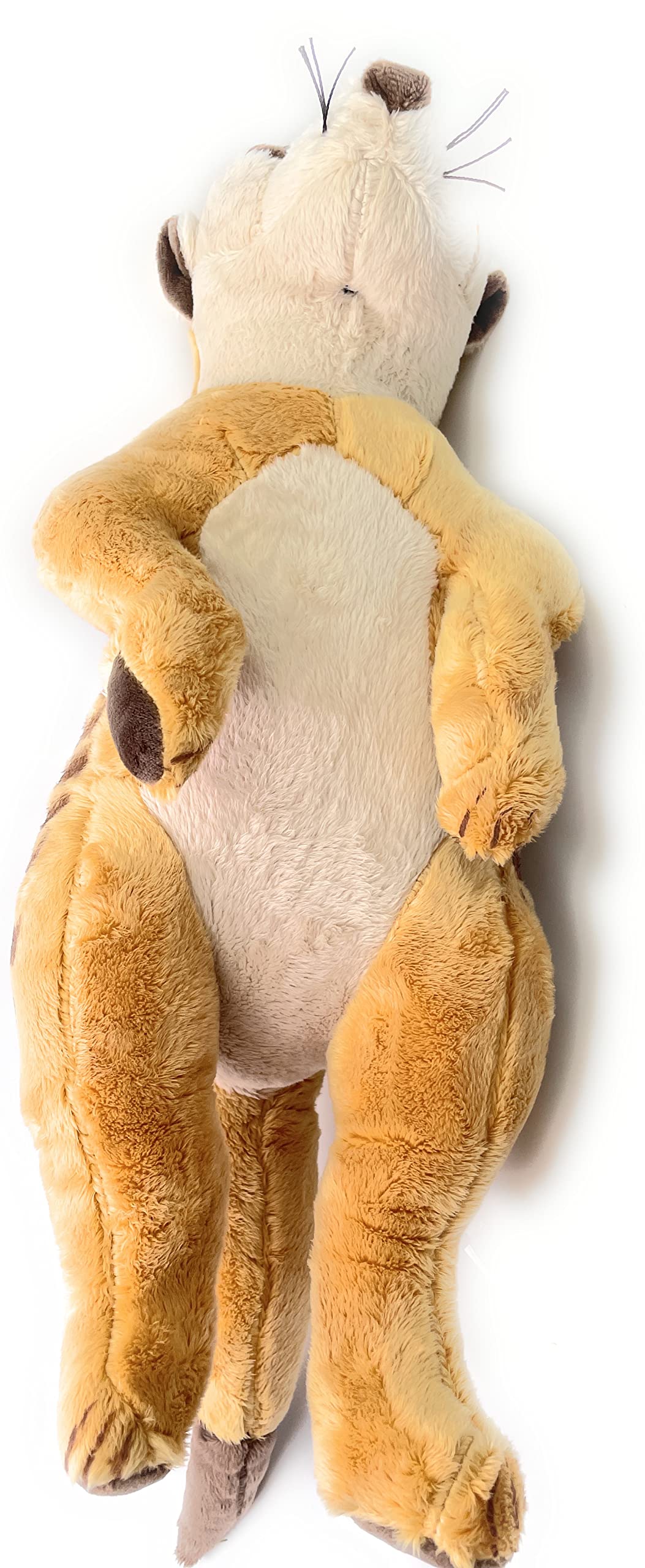 Onwomania plush toy, cuddly toy, animal, meerkat, suricate, scratching animal, 41 cm, brown - Image 2