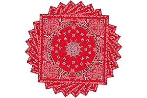 40 Red Bandana Luncheon Napkins Cowboy Western Party Event Supplies