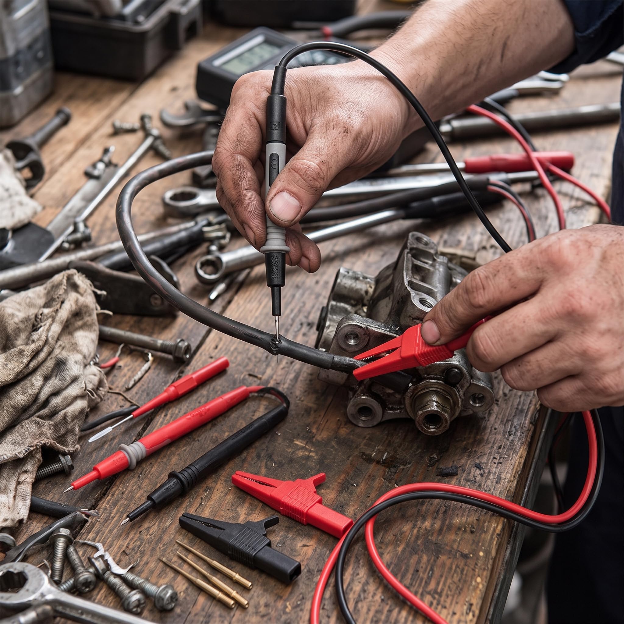 Multimeter Messen und spitzen-Set mit Krokodilklemmen für präzise elektrische Tests