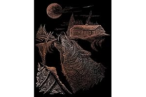 Royal Brush Copper Foil Engraving Art Kit 8"X10", Howl