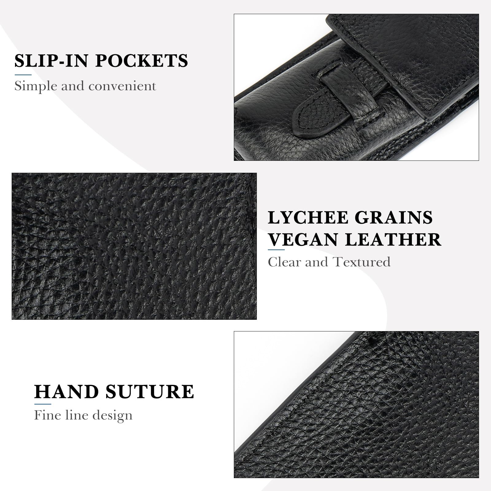 Linkidea Custodia da Viaggio per Pennelli da Barba, Borsa Organizer Portatile, Supporto Compatto Compatibile con Pennelli da Barba di Piccole Dimensioni (Nero)