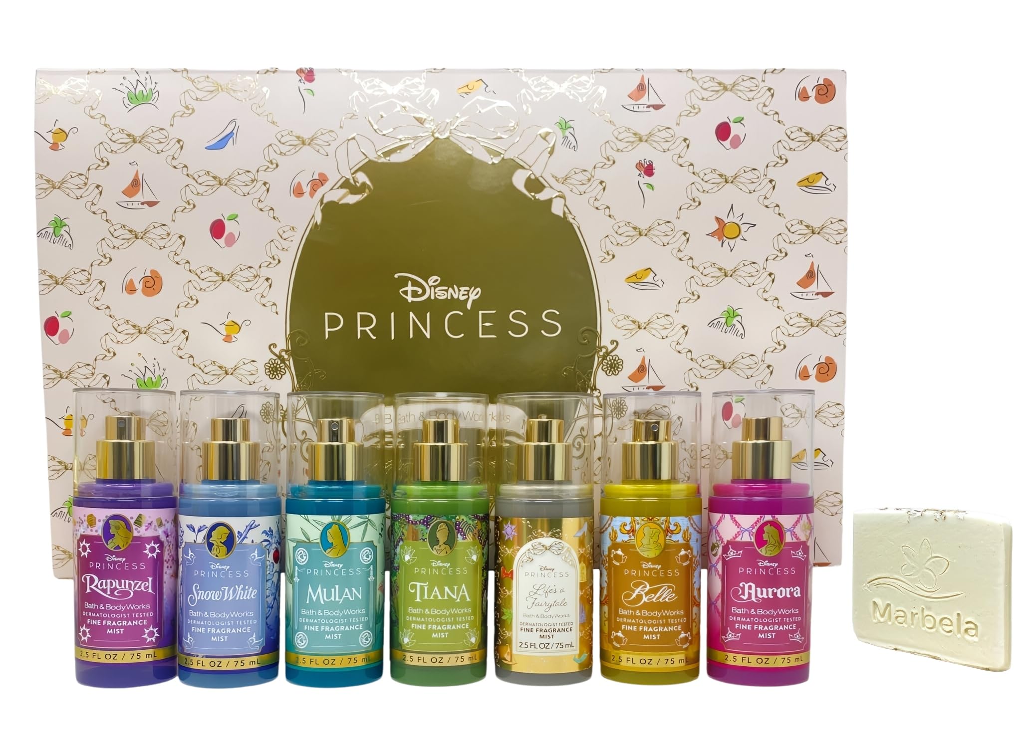 Amazon.com: Bath & Body Works Princess Collection 7 Mini Fine
