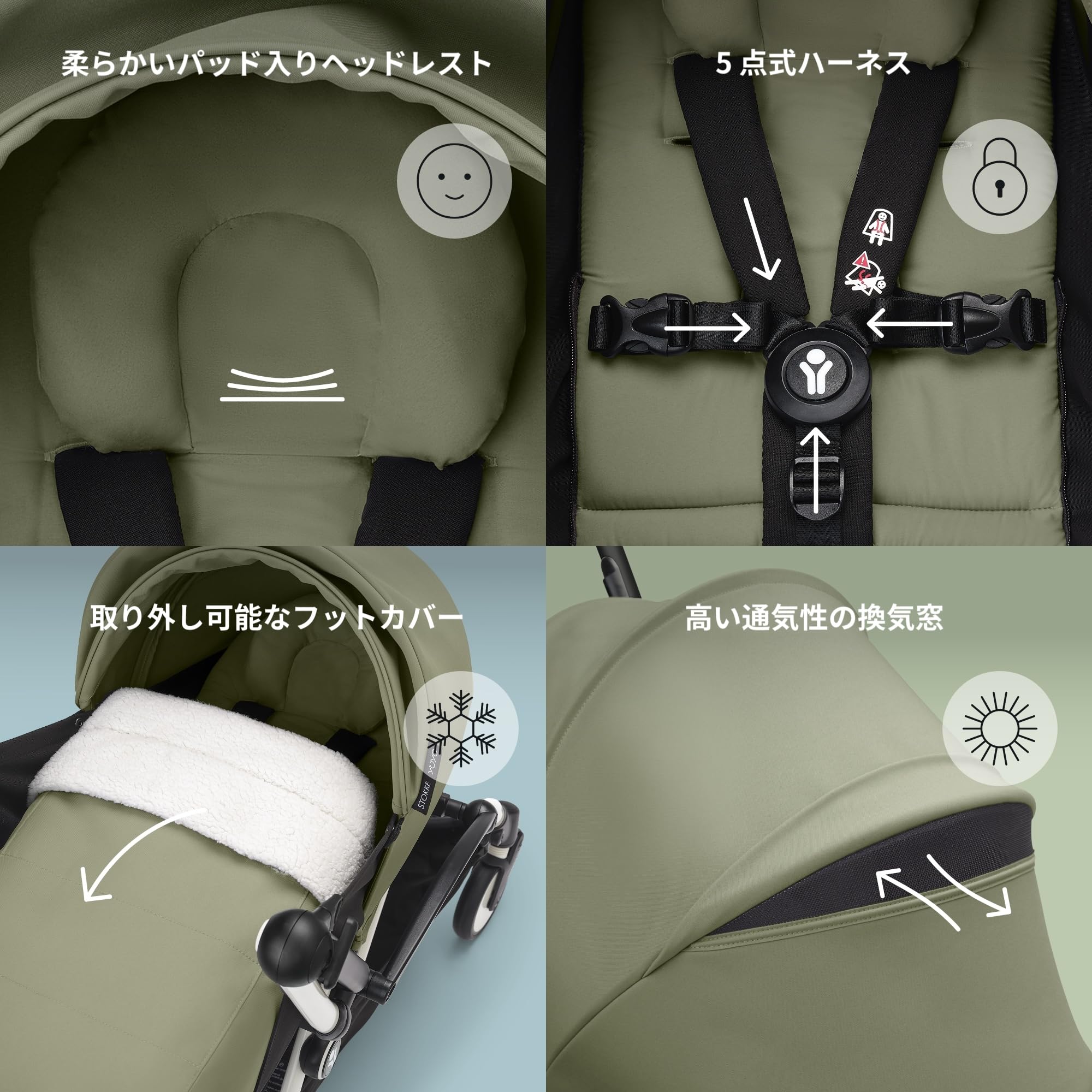 Amazon.co.jp: Stokke(ストッケ)【セット商品】【パリ発】新生児~22