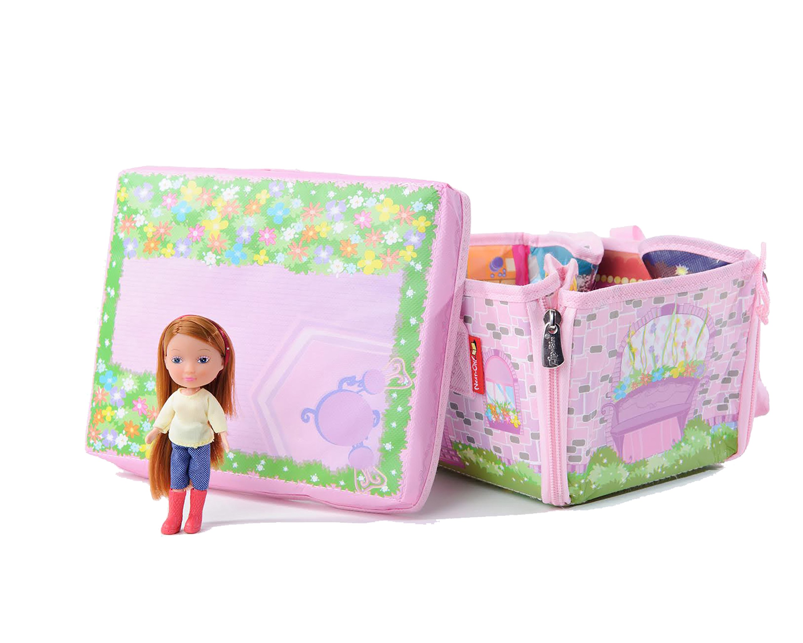 Neat Oh ZipBin Princess Mini Mansion Playset, Multi Color