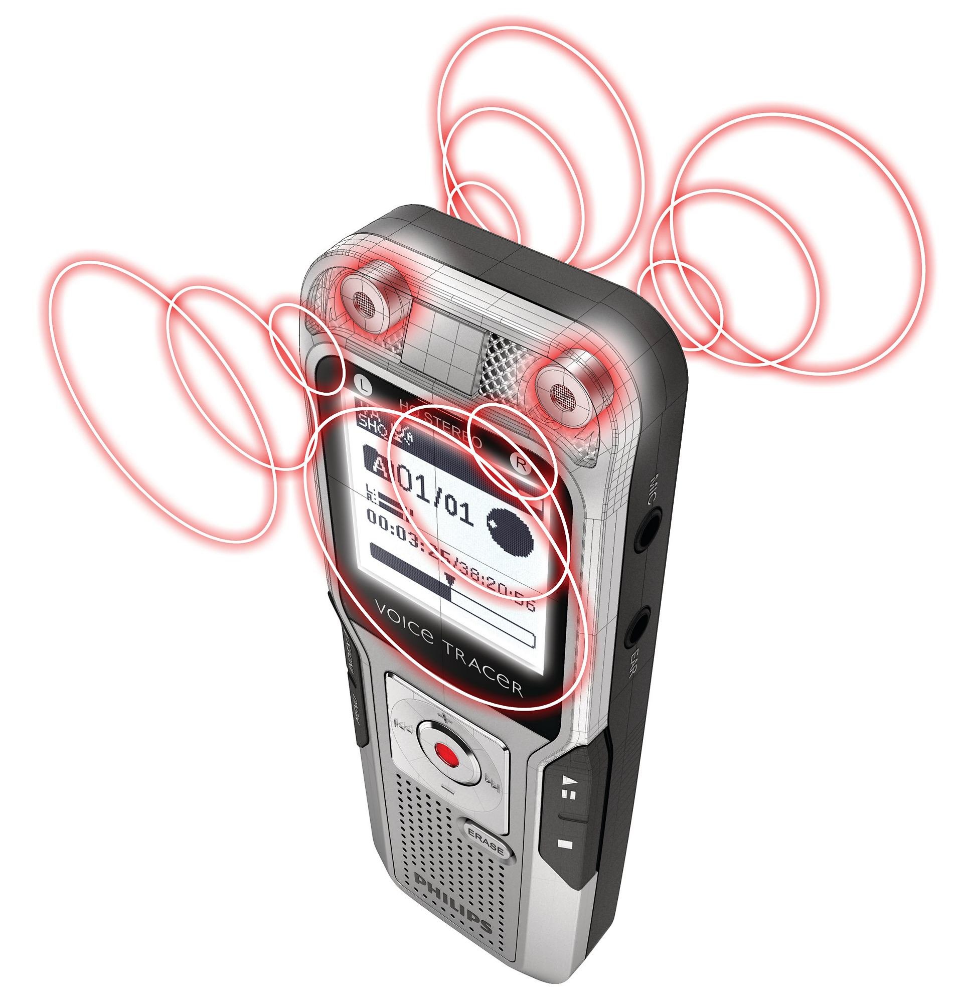 Philips DVT 3000 Grabadora digital con ajuste automático de grabación