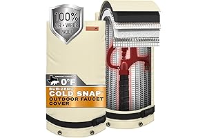 Redford Supply Co. Cold Snap Double Faucet Cover: Winter-Proof Protection for Your Outdoor Faucets