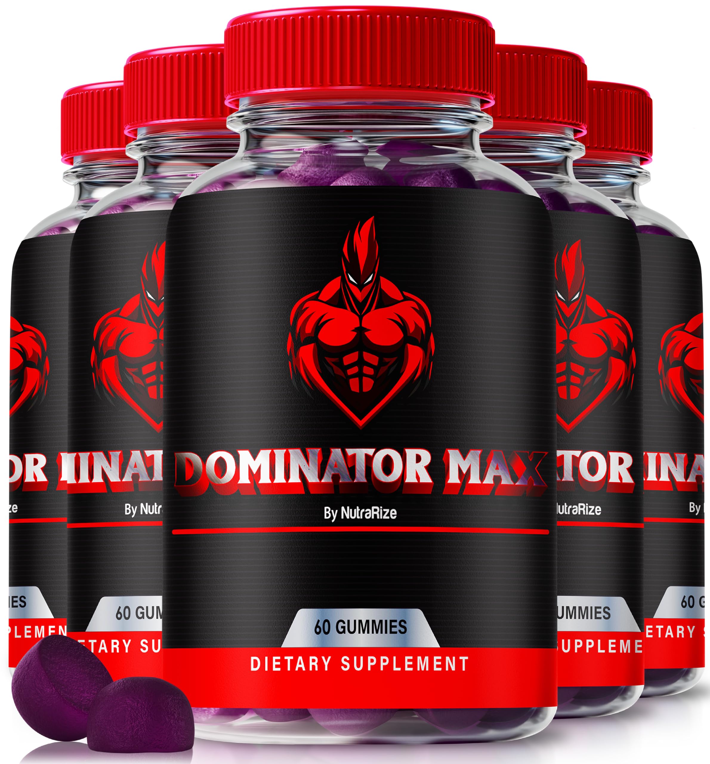 Amazon.com: (5 Pack) Dominator Max Gummies for Men, Official