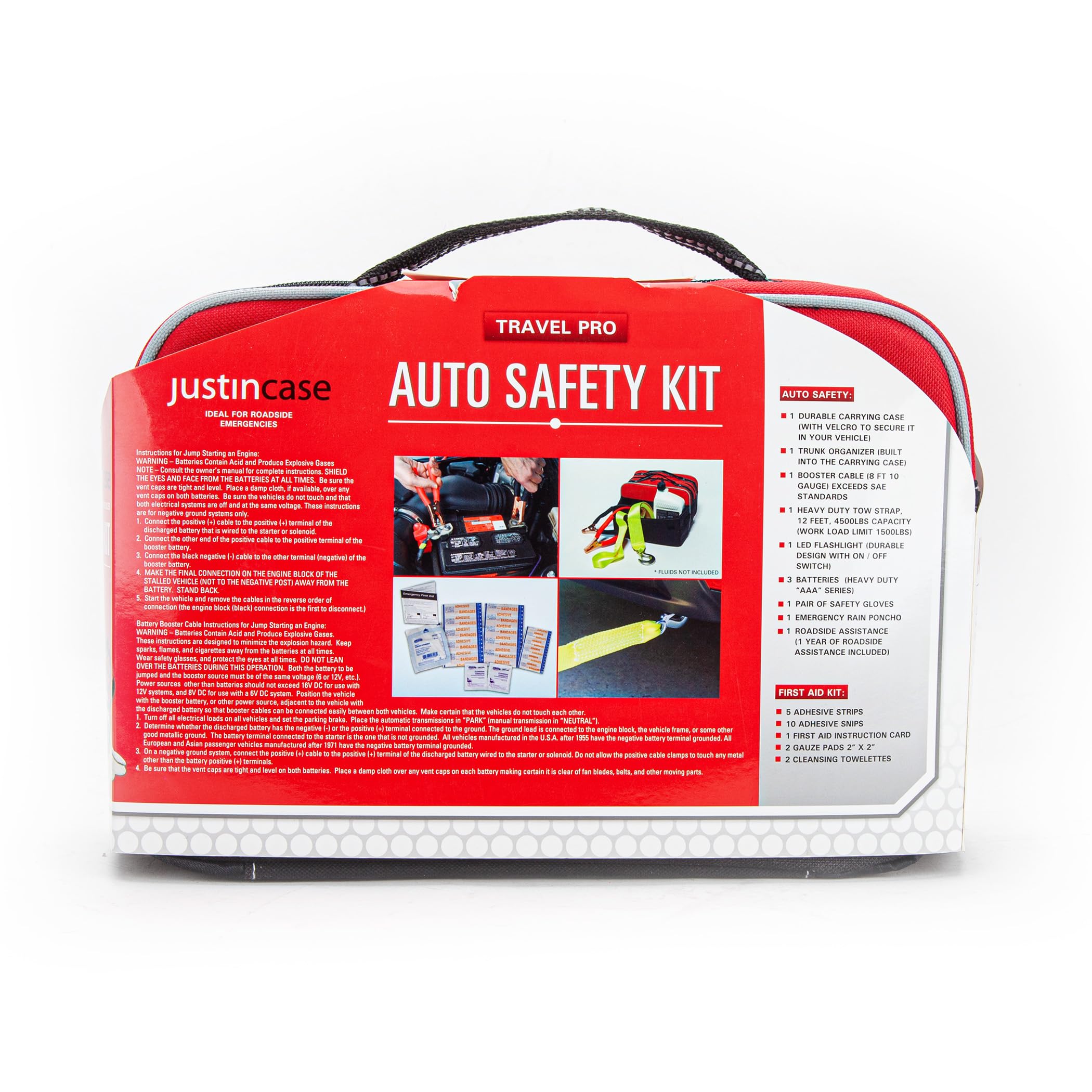 Amazon.com: Justin Case Travel Pro Emergency Roadside Kit