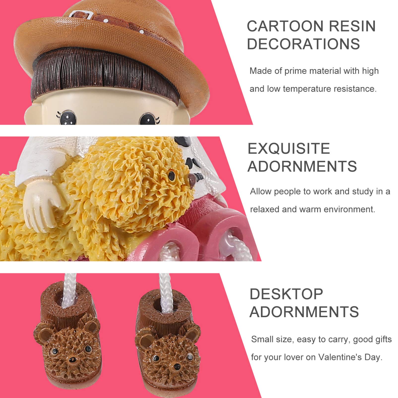 PRETYZOOM Car Decor 2 Pcs Leg Dolls Resin Crafts Boys Girls Hanging Doll Sitting Leg Puppet Home Office Ornament Bookshelf Desk Car Bedroom Living Room Cafe Decor Kids Present Style 2 Home Decor