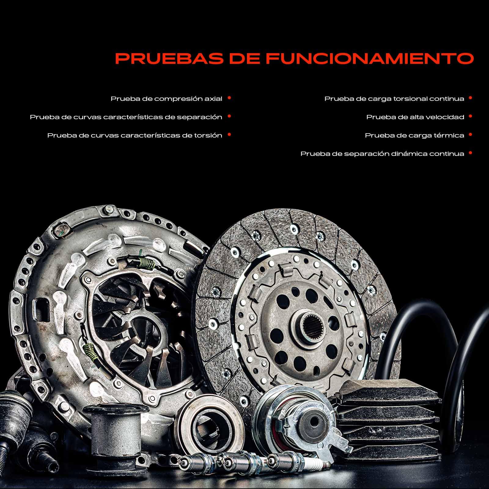 Frankberg Embrague Juego de embrague Compatible con Fiesta V JD JH Fusion JU 2 DY Fiesta V Van Replace# 1434878,2S617A564CA