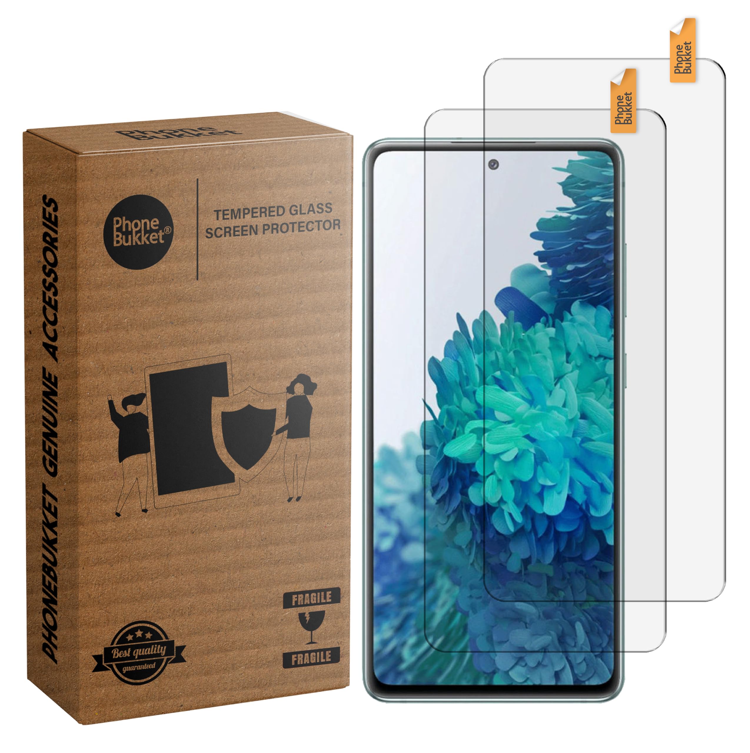 PhoneBukket Tempered Glass Guard Protector for Samsung Galaxy S20 FE 5G (Transparent) Edge to Edge Full Screen Coverage, Pack of 2 (B09F9PFGFJ) Amazon Price History, Amazon Price Tracker