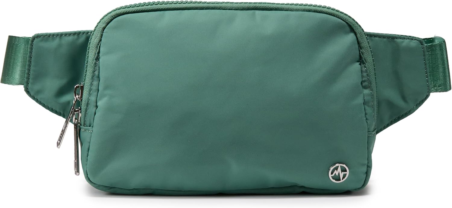 Pander Belt Bag Large 2L, Nylon Fanny Pack Purse for Women and Men with Adjustable Strap