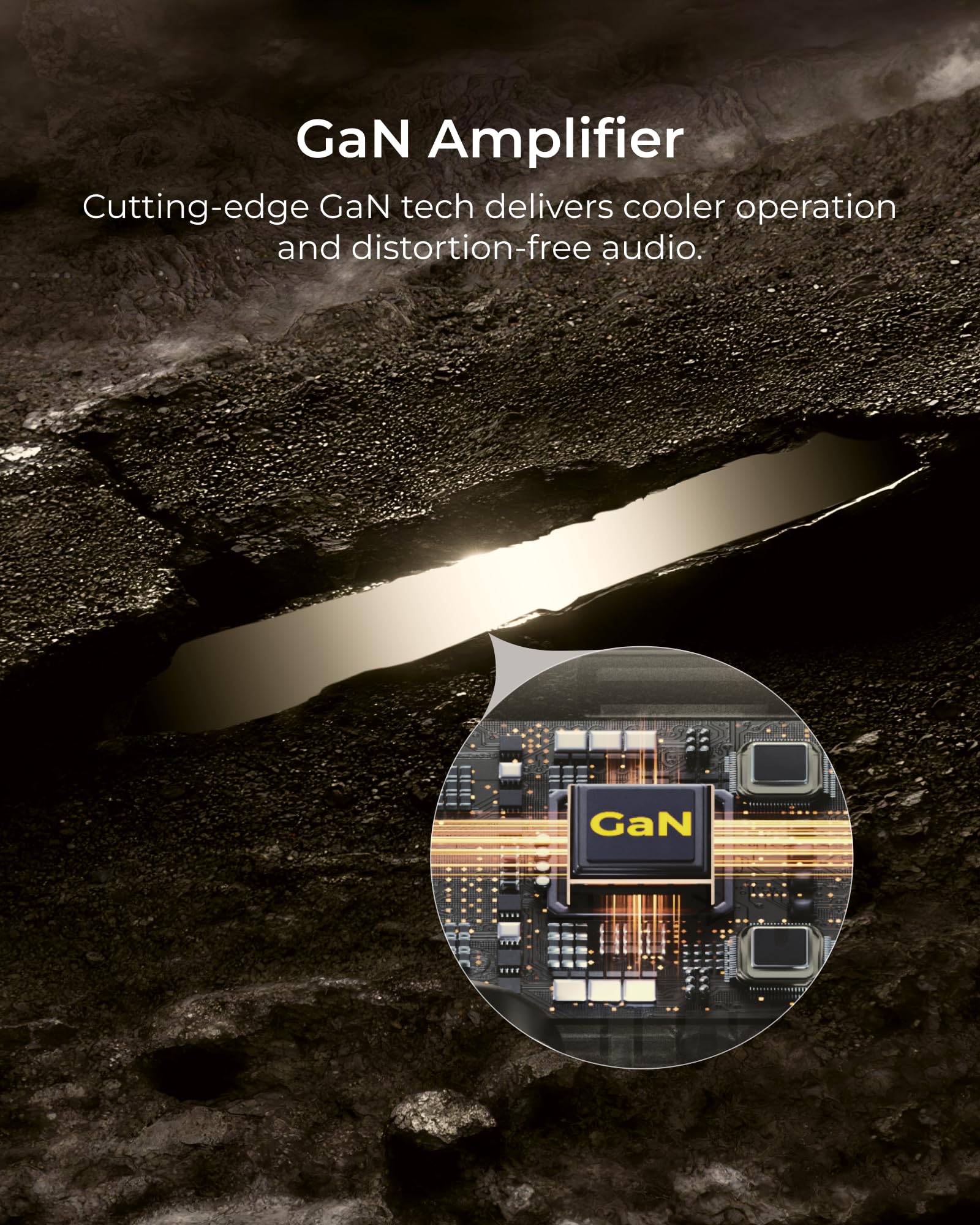 ULTIMEA Skywave X50 5.1.4ch Wireless Surround Sound System for TV, 760W Professional Sound Bar w/Dolby Atmos, 2 Wireless Surround Speakers & 8" Subwoofer, GaN Amplifier, 4K HDR Pass-Through, HDMI eARC