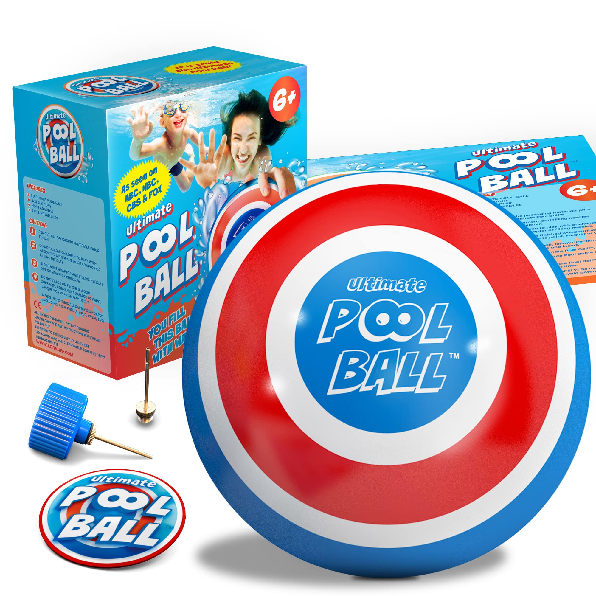 Buy The Ultimate Pool Ball You Fill This Ball with Water to Play
