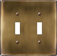 Vista 26 de LIDER Placa de Pared de Metal para Interruptor de Luz de Palanca, Cubierta de Interruptor de Acero Inoxidable, Resistente a la Corrosión