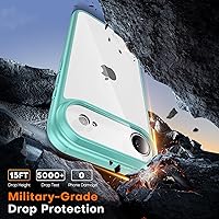 Vista 280 de TAURI Funda magnética 2 en 1 transparente para iPhone 14 Pro, compatible con Magsafe [no amarillenta] con protector de pantalla, protección de grado