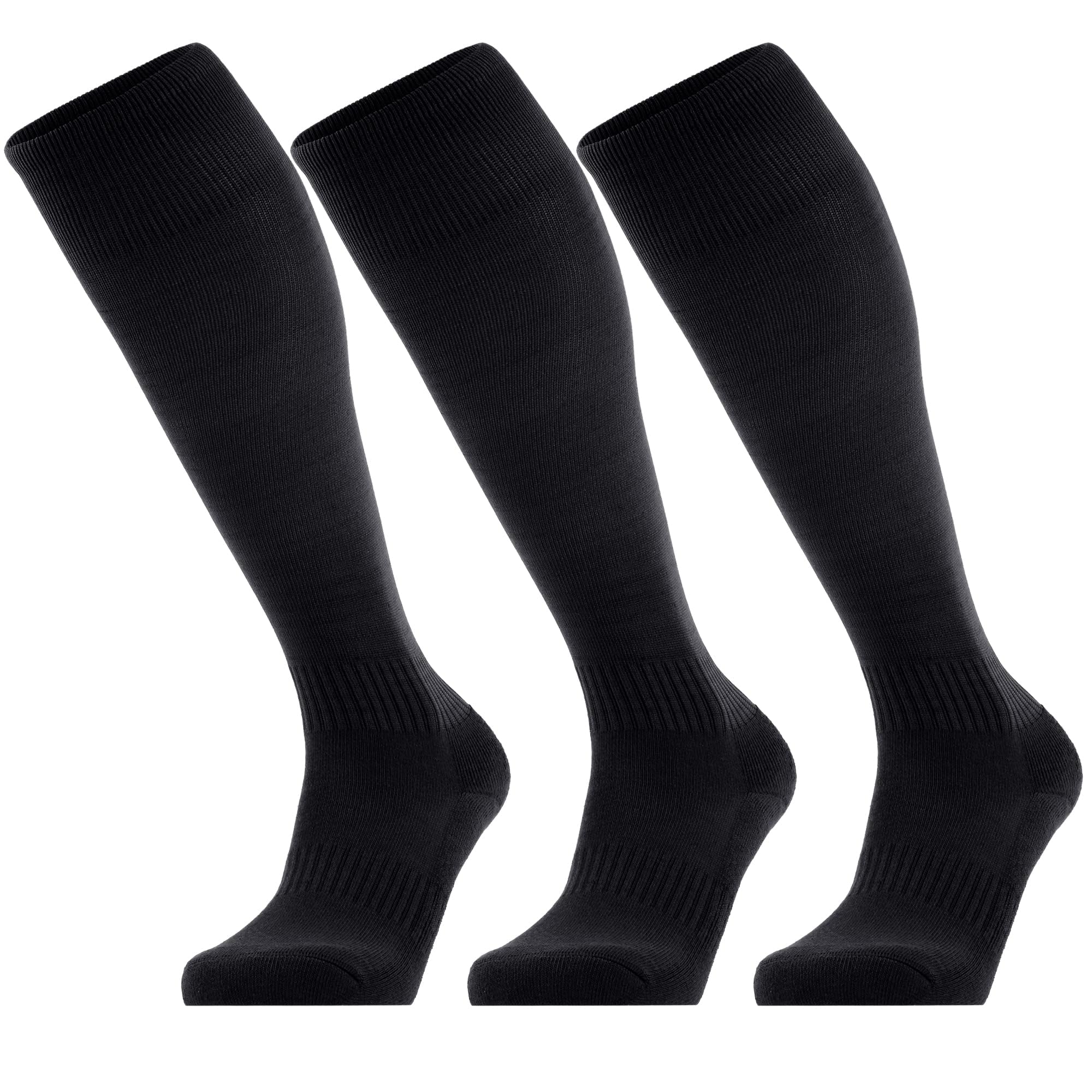 GRAPMKTG 3 Pack Softball Soccer Socks Baseball Football Socks for Youth Men and Women