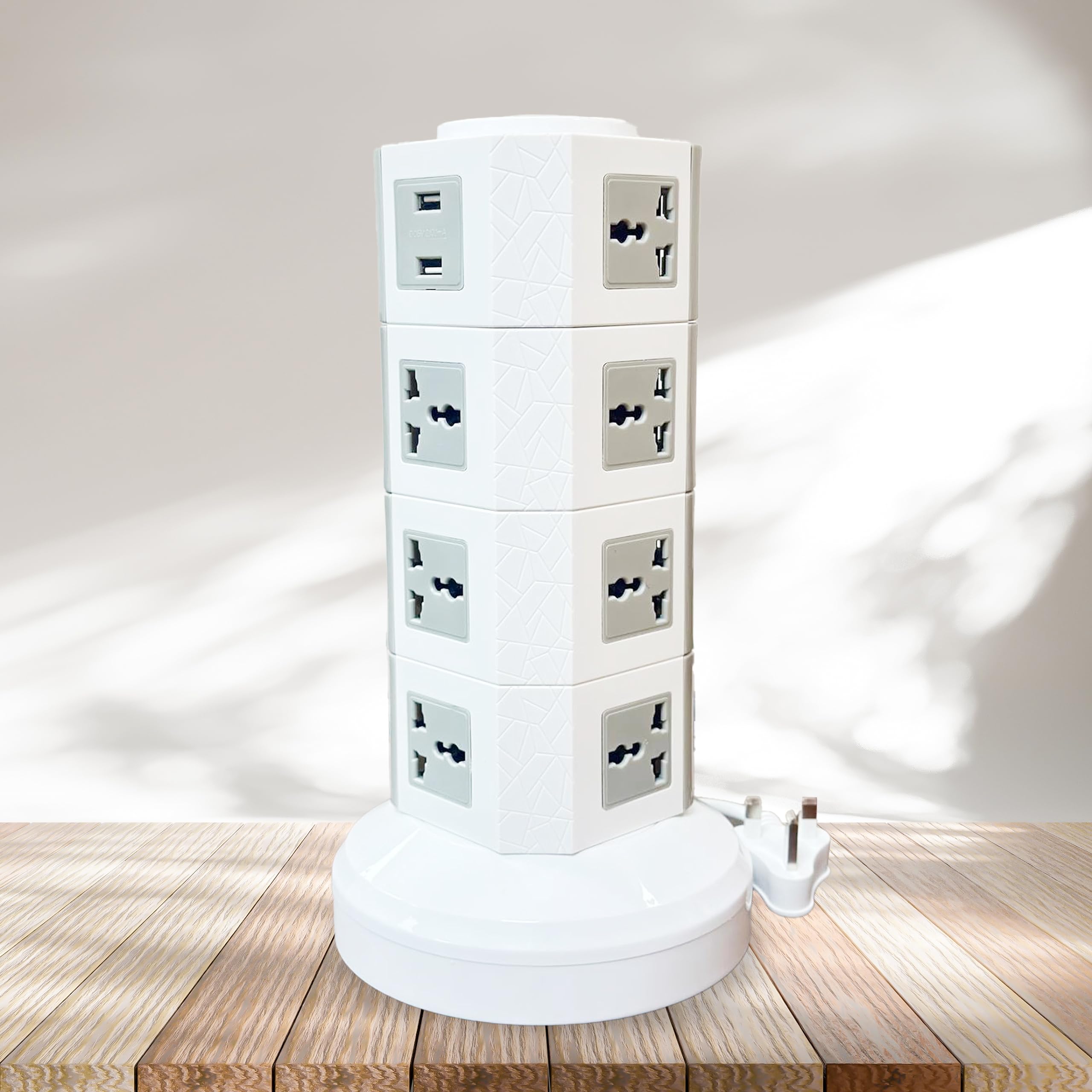 Buy Melfi™ Universal Vertical Multi Socket 4 Layers Tower Extension