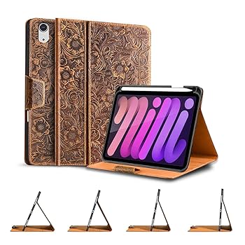 Amazon.co.jp: Gexmil 本革ケース iPad mini 7 (A17 Pro) 2024