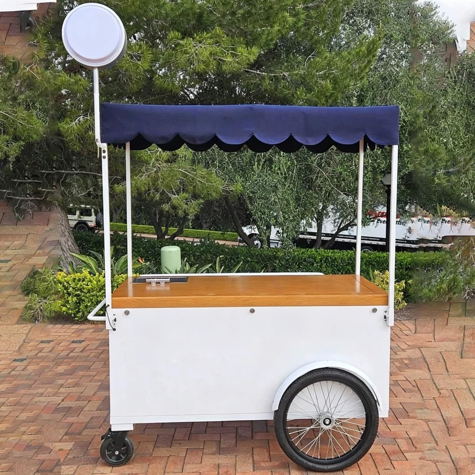 Chiosco per carrello di cibo da strada, cabina mobile per fiere artigianali, mercati agricoli, eventi all'aperto, design durevole, installazione facile, ideale per vendere cibo e merci