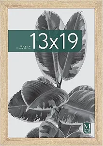MCS Studio Gallery 13x19 Picture Frame Natural Woodgrain, Rectangle Photo Frame for Photos, Posters & Art Prints (1-Pack) ,19"L x 13"W