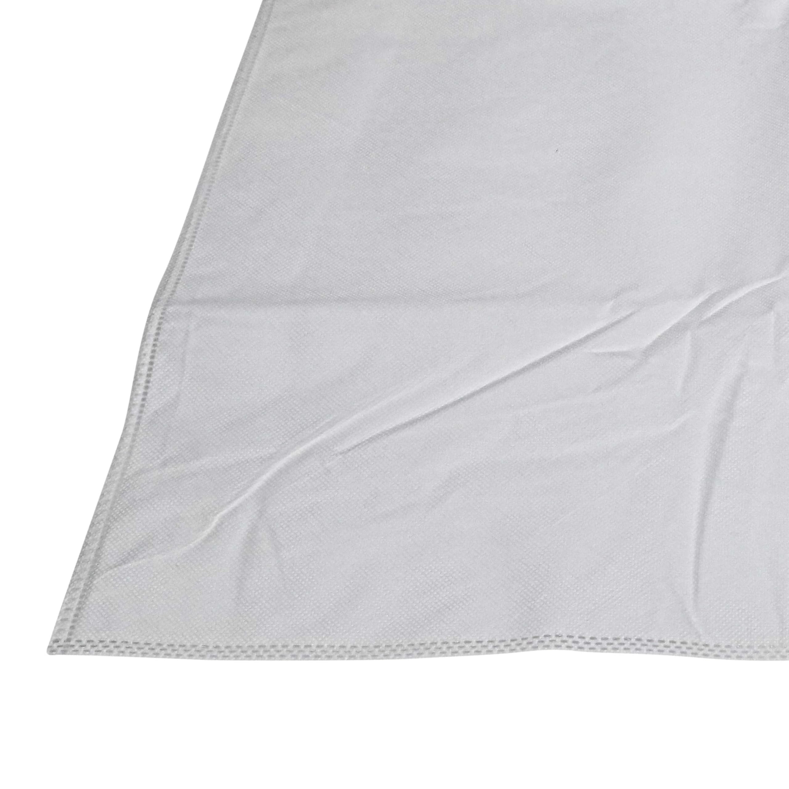 vhbw 50 x worek do odkurzacza kompatybilny z odkurzaczem Nilfisk Attix 50-01 PC, 5, 40-21 PC Inox, 40/50, 40-01 PC INOX EU – 36 cm x 26 cm, biały