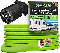 Vista 11 de GEARit - Cable de enchufe en línea para remolque de 7 vías (16 pies) con caja de conexiones de 7 salidas - Arnés de cableado resistente a