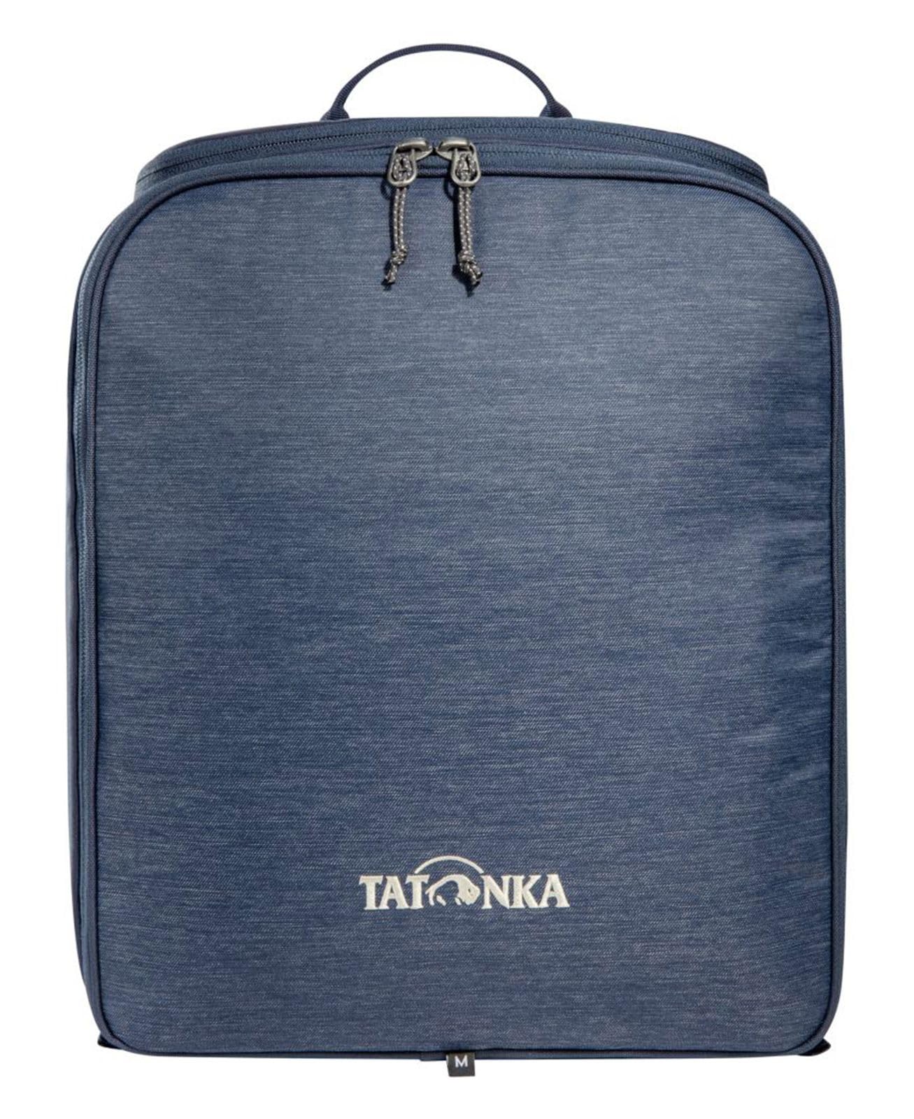 Tatonka Cooler Bag M, izolowana torba na plecaki do 30 l, z wewnętrzną kieszenią na baterie chłodzące i 2 otworami na zamek błyskawiczny (przednia i górna), 32 x 16 x 36 cm, granatowa