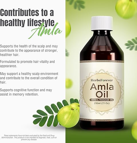 Miniatura 6 de Aceite Amla – Mima y nutre tu cabello – Goodness of Amla – Aceite premium prensado en frío – Sin OMG, orgánico, vegano – 7.1 fl oz – 7.1 fl oz
