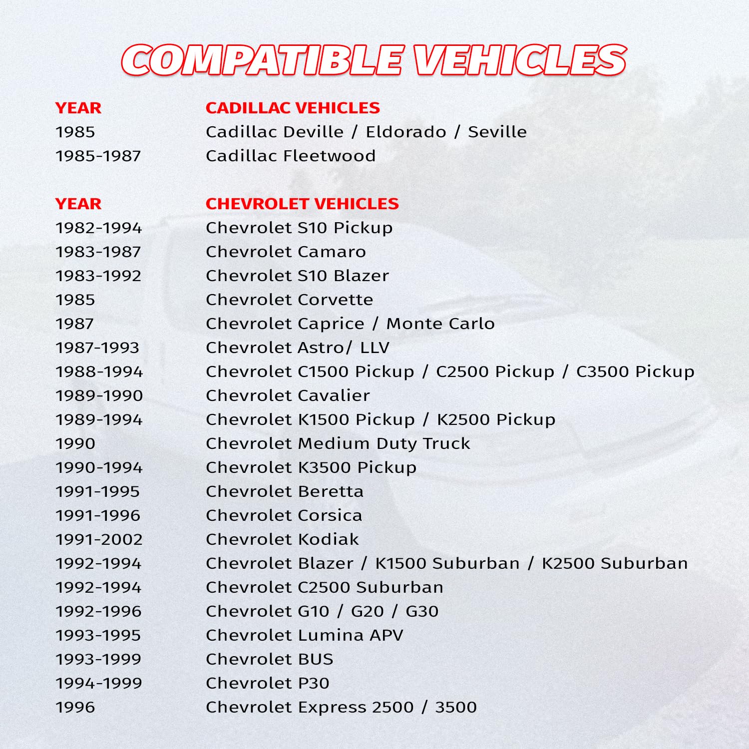 924-791 Ignition Switch Lock Cylinder and Keys Replacement for Chevrolet 1992-1996 G10/G20/G30, Chevy GMC C1500/C2500/C3500 K1500/K2500/K3500, and GMC Yukon 1994, OEM 16627130, 26005043, 26005718